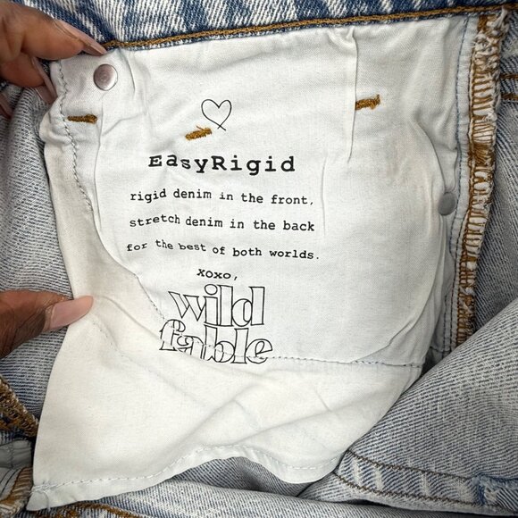 Wild Fable Womens 90s Relaxed Straight Jeans Light Wash Denim, Size 12 - Picture 9 of 9